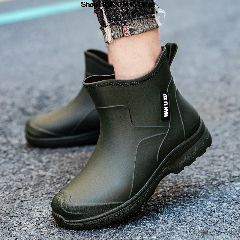 Fishing Boots - Yeni Erkek Su Geçirmez Kaymaz Yağmur