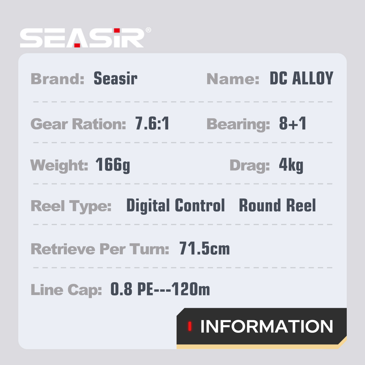 SEASIR DC Alaşımlı, Tamamı Met - Kastking Reel Zephyr incelemesi ve fiyatı