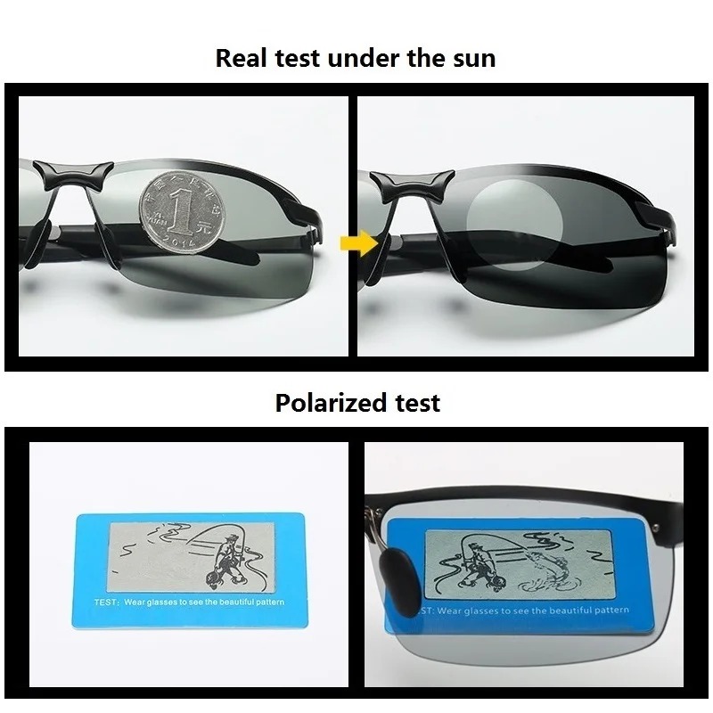 Erkekler İçin Fotokromik Polar - Fishing Sunglasses Polarized incelemesi ve fiyatı