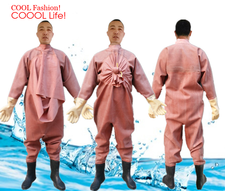 1mm erkek kadın kauçuk Wader t - Fishing Rain Suit incelemesi ve fiyatı