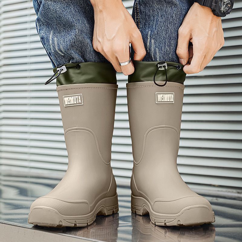 Unisex yağmur çizmeleri moda o - Fishing Boots incelemesi ve fiyatı